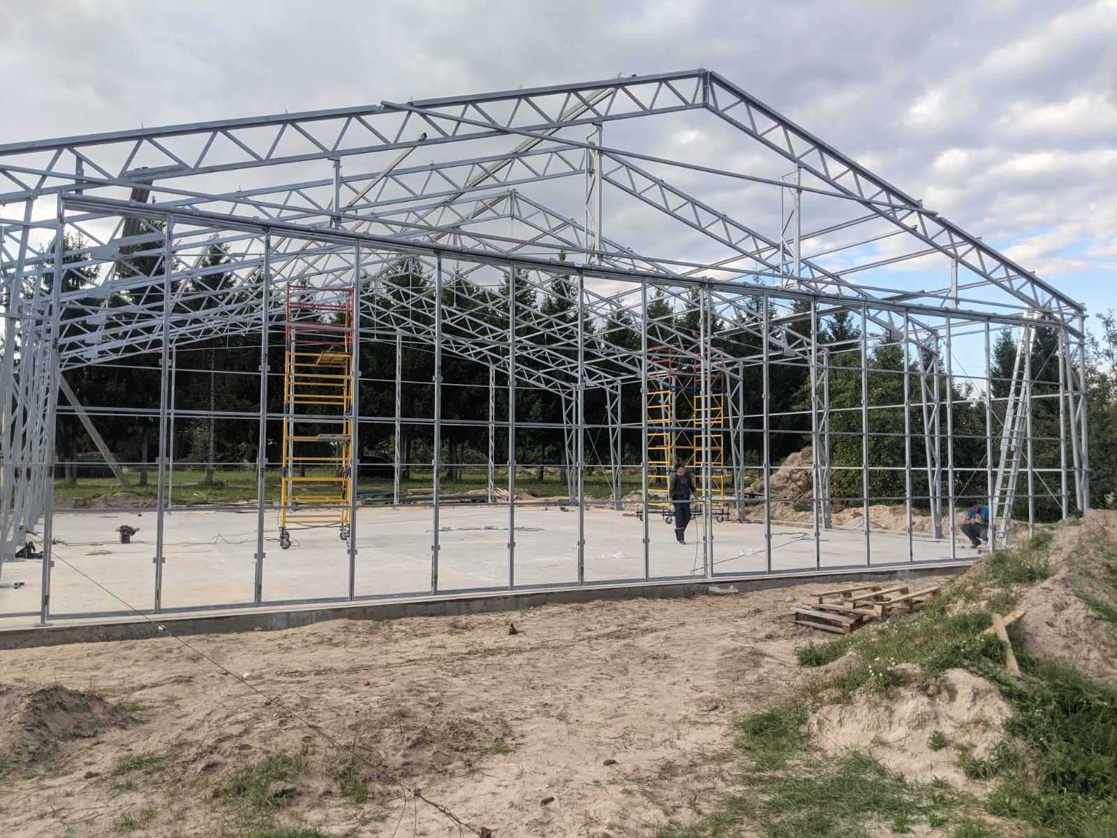 БМЗ, швидкомонтований ангар, збірно-розбірний, 18х20м.