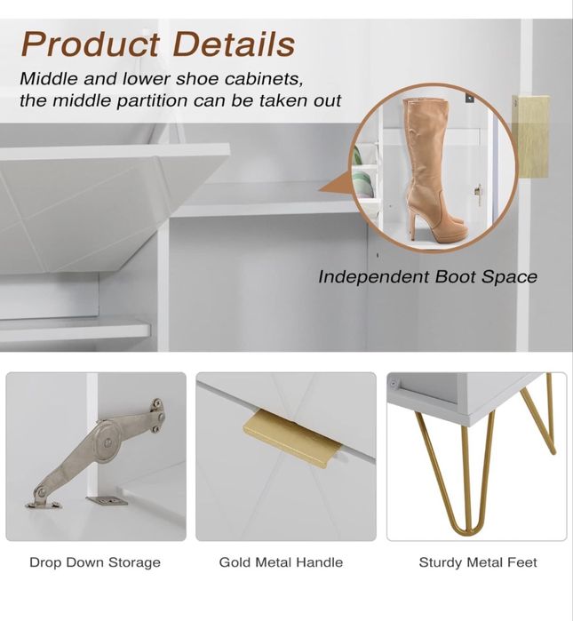 Szafka na Buty UEV z Szafką Boczną