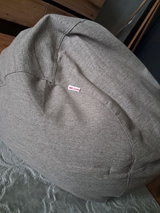 Pufa Worek Sako Siedzisko Pufa do Siedzenia 185L Ad.Con Eco Jasnoszara