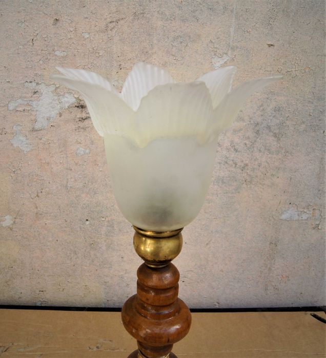 Лампа латунь бронза