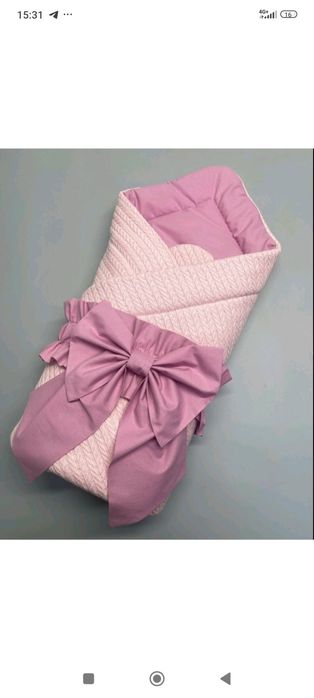 Конверт на виписку для дівчинки