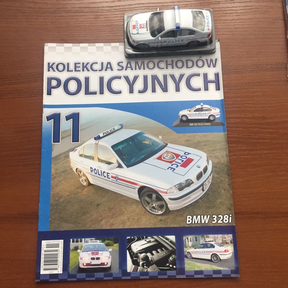 BMW 328i e46 Police 1:43 Kolekcja samochodów aut wozów policyjnych