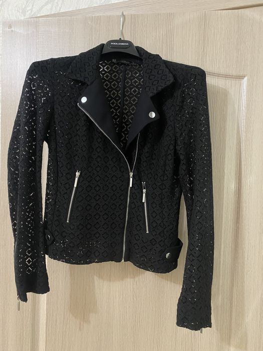 Куртка  косуха  гепюр Zara S