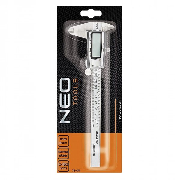 Suwmiarka Elektroniczna, Cyfrowa 150 Mm, Stal Nierdzewna 75-011 Neo