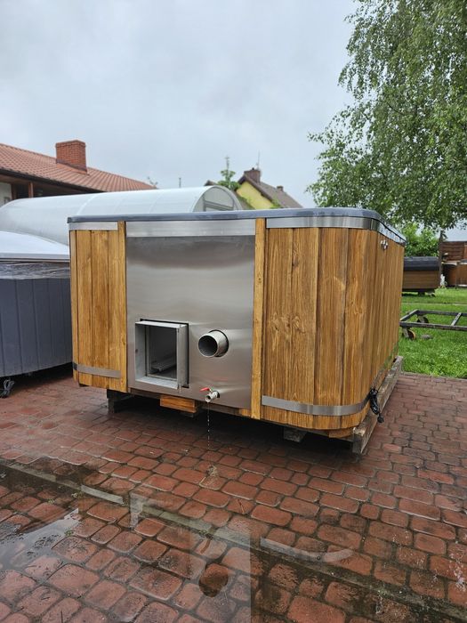 Balia ogrodowa beczka ogrodowa jacuzzi wanna basen sauna