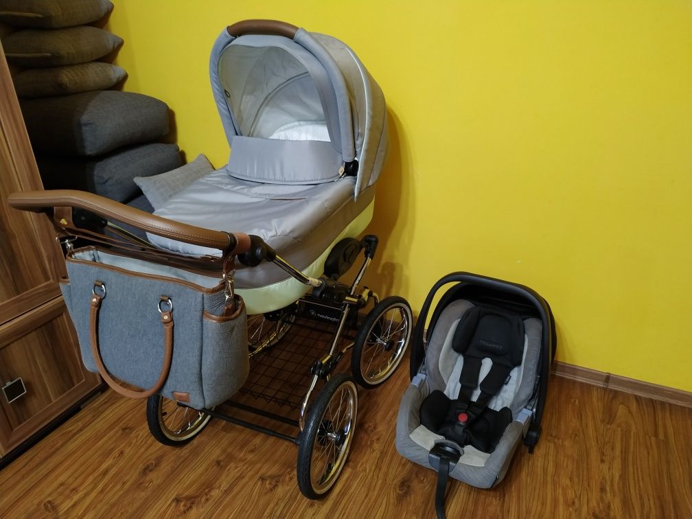 Wózek Navington Caravel+ fotelik Recaro