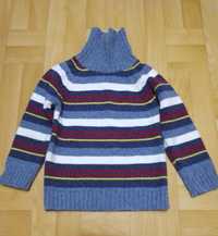 Детский яркий шерстяной свитер.Рост 110- 116. Турция