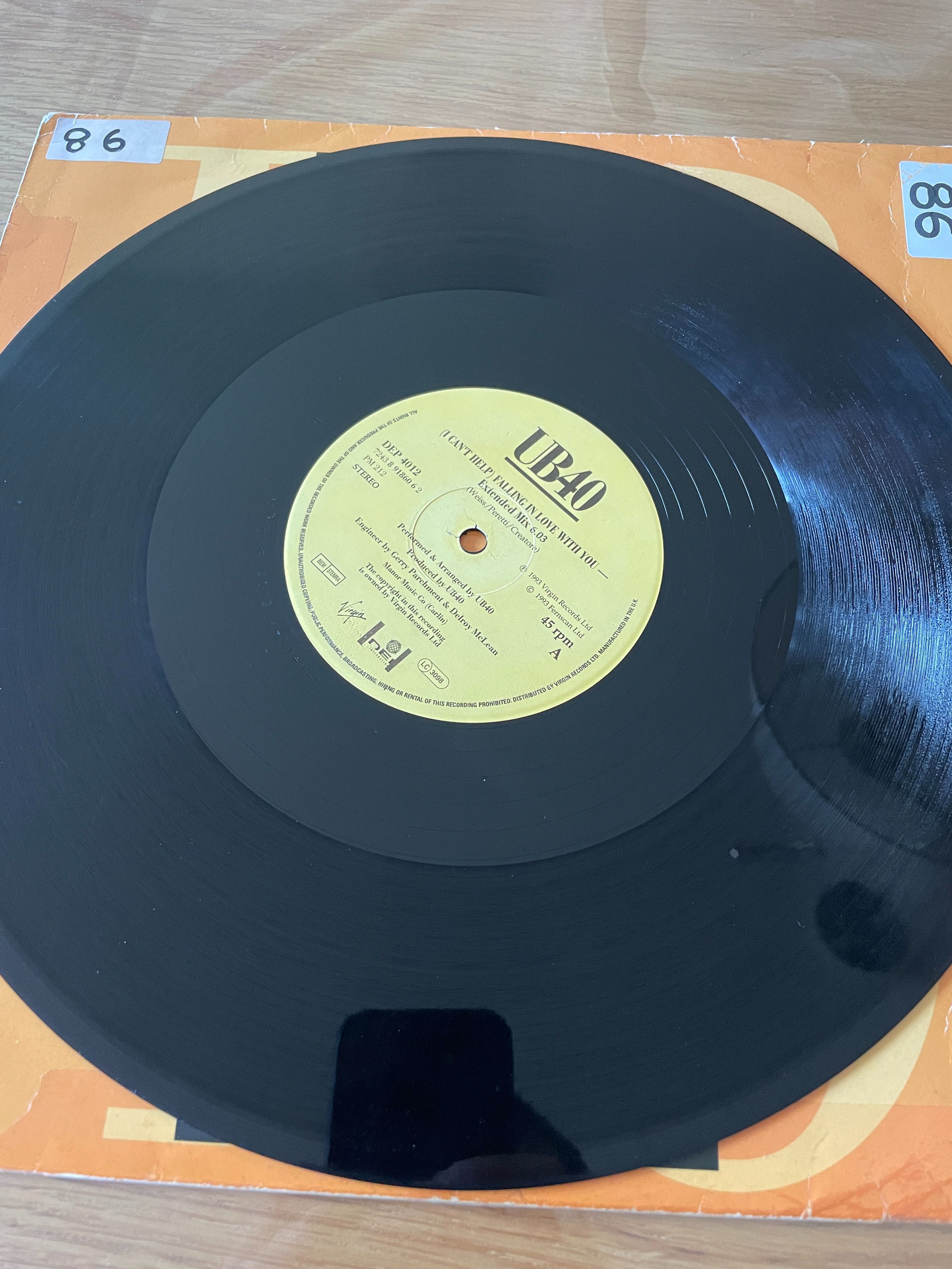 UB40 I can't help falling in Love with You Maxi Single 12"