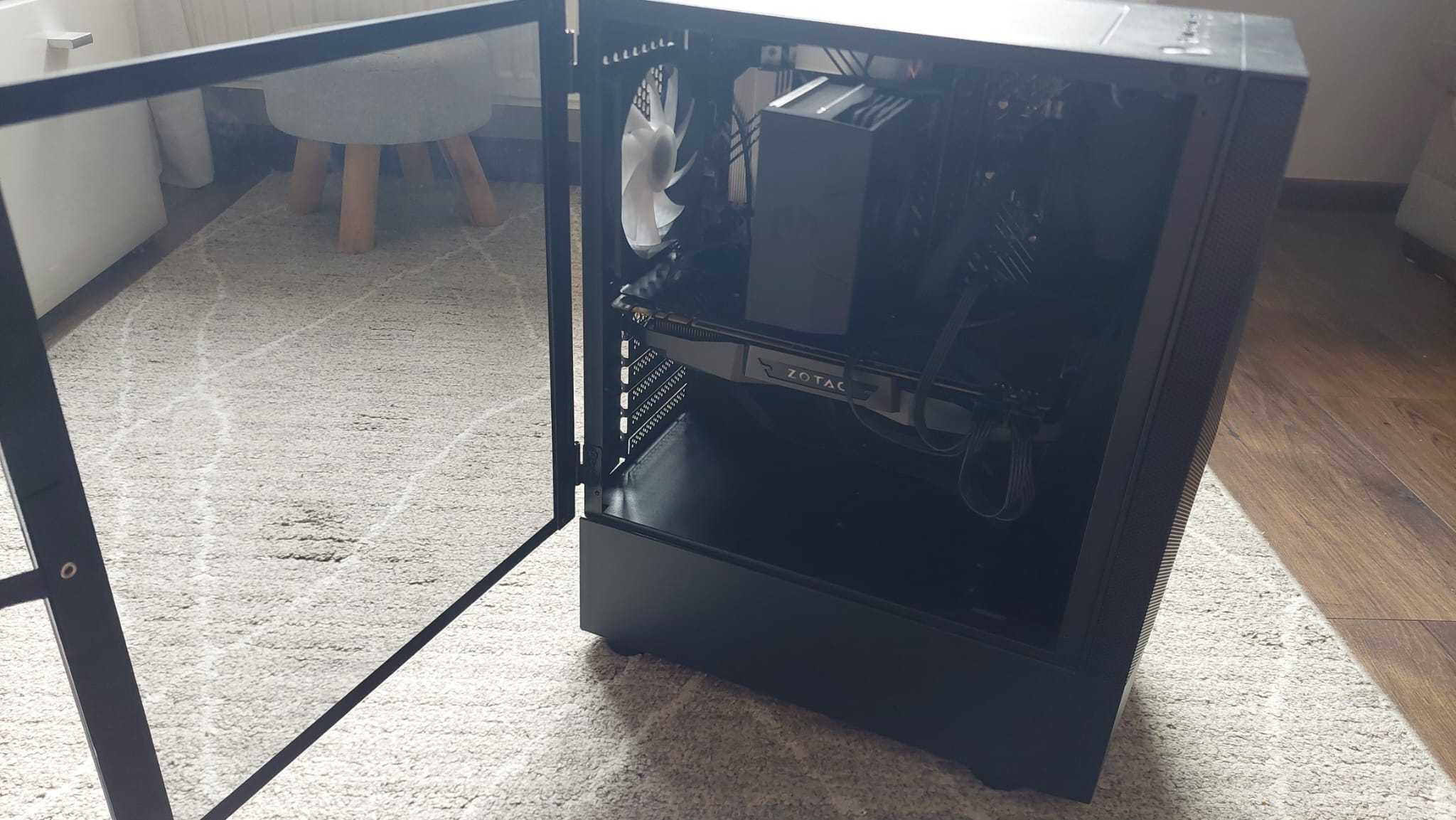 Komputer stacjonarny z Monitorem / i5 12400f/ GTX 1070 8 gb/16gb ram/