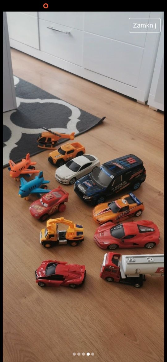Zabawki samochodu zestaw
