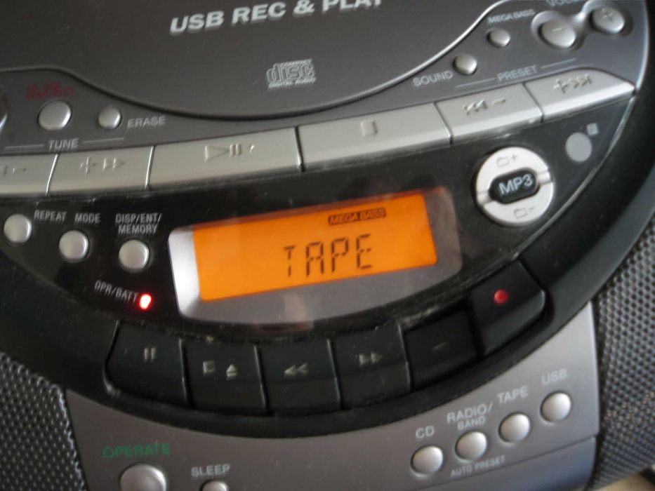 Radioodtwarzacz boombox Sony, 2 usterki