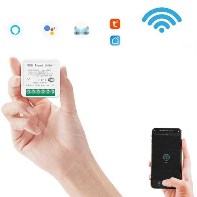 Умное WiFi реле MINI Smart Switch 16A для умного дома