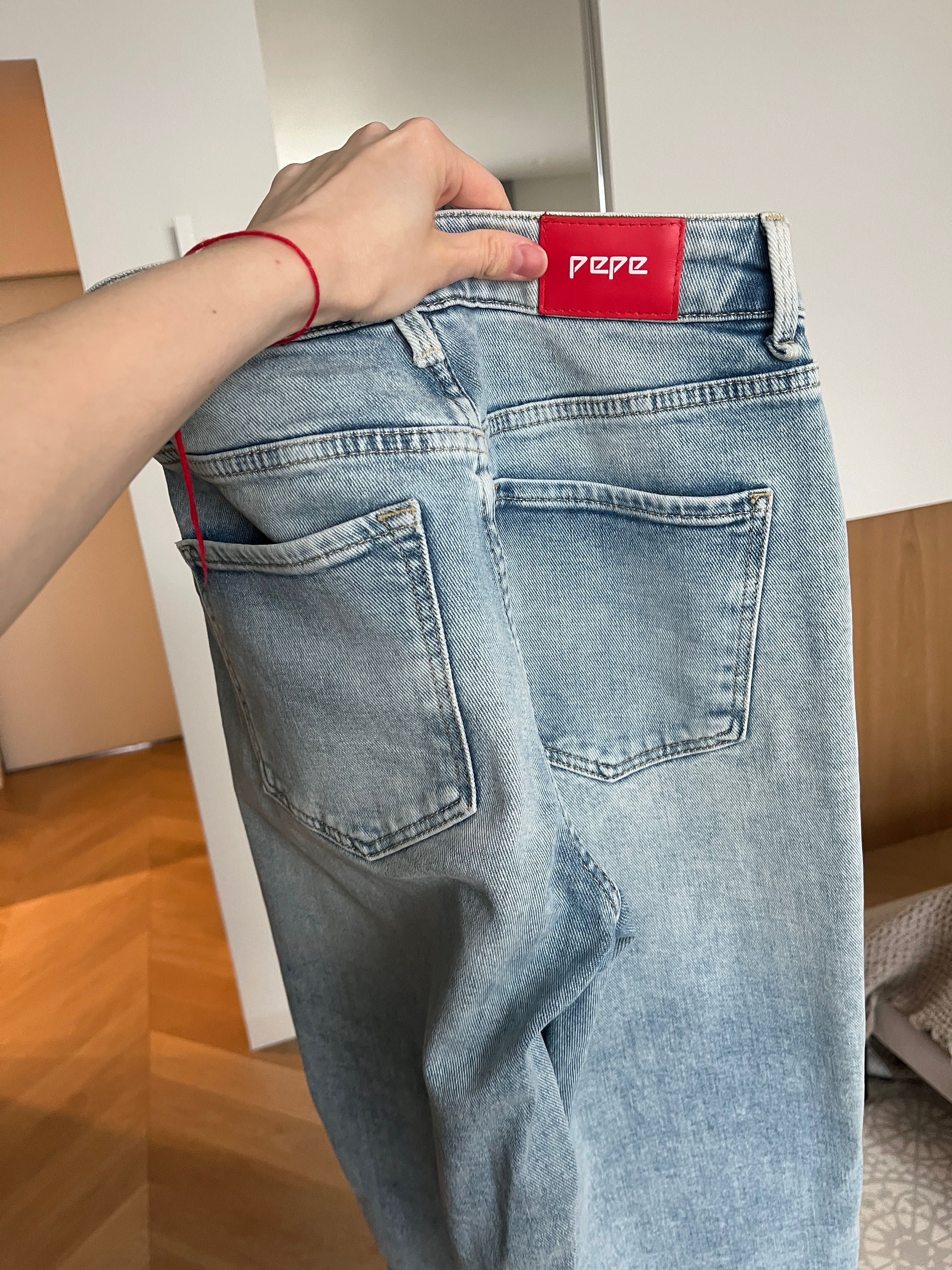 Джинси Pepe Jeans з імітацією рваних деталей