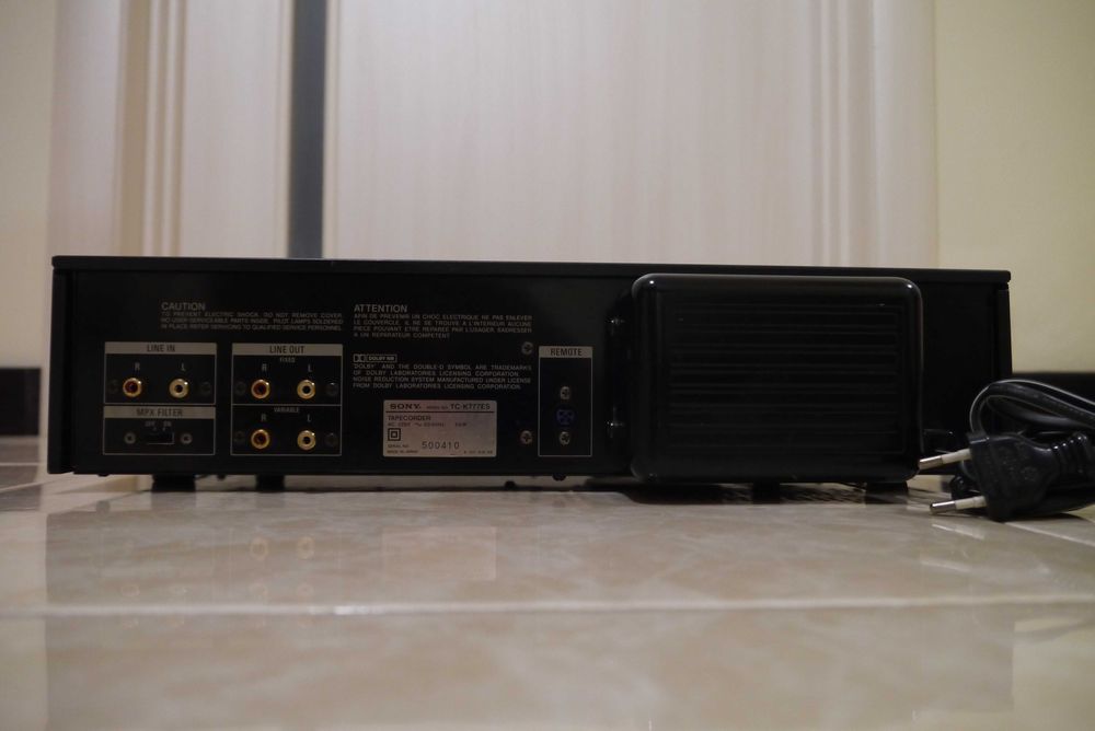 Найкраща касетна дека від SONY TC-K777ES