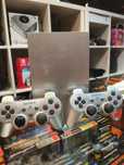 Konsola Sony PlayStation 2 Slim 2xPAD Karta Silver SklepRetroWWA