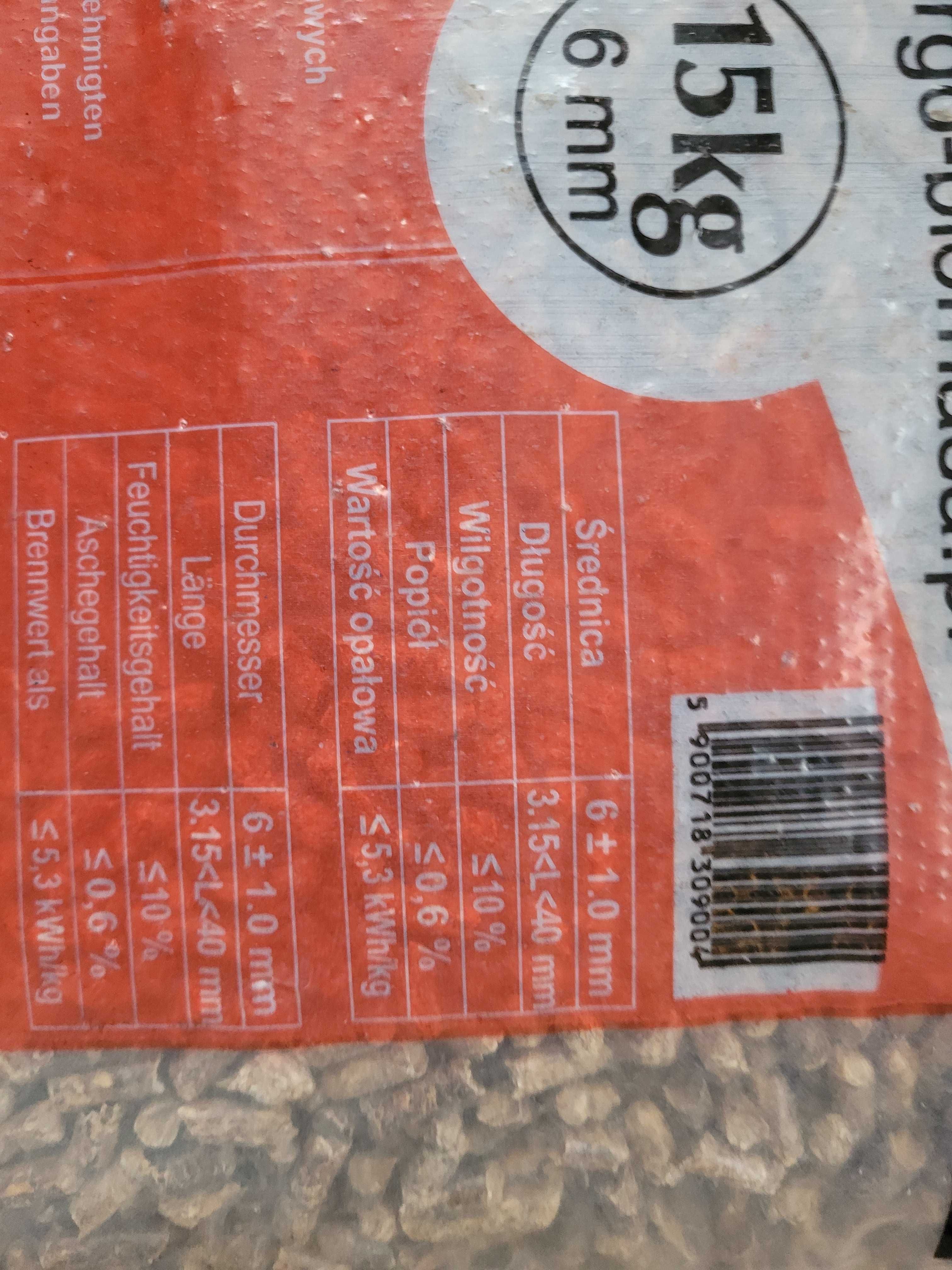 Pellet drzewny Energo-Biomasa EB 6mm dostawa gratis