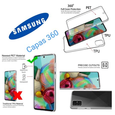 Capa 360º Samsung J4 2018 / J4 Plus 2018 / J7 2017 / A41 / A71 -PC+Tpu