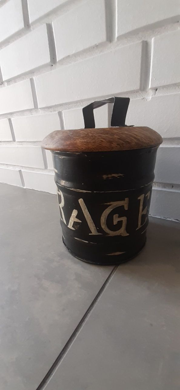 Dodatki dom kuchnia Pojemnik metalowy  STORAGE 20 Cm
