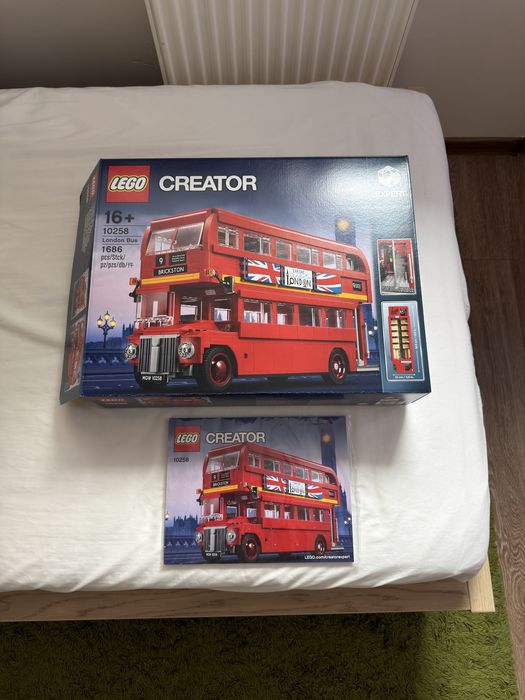 LEGO 10258 Londyński autobus - puste pudełko + instrukcja