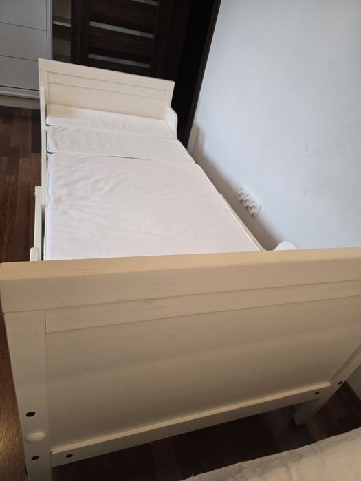 Łóżko IKEA SUNDVIK rośnie z dzieckiem + materac, do 200x80