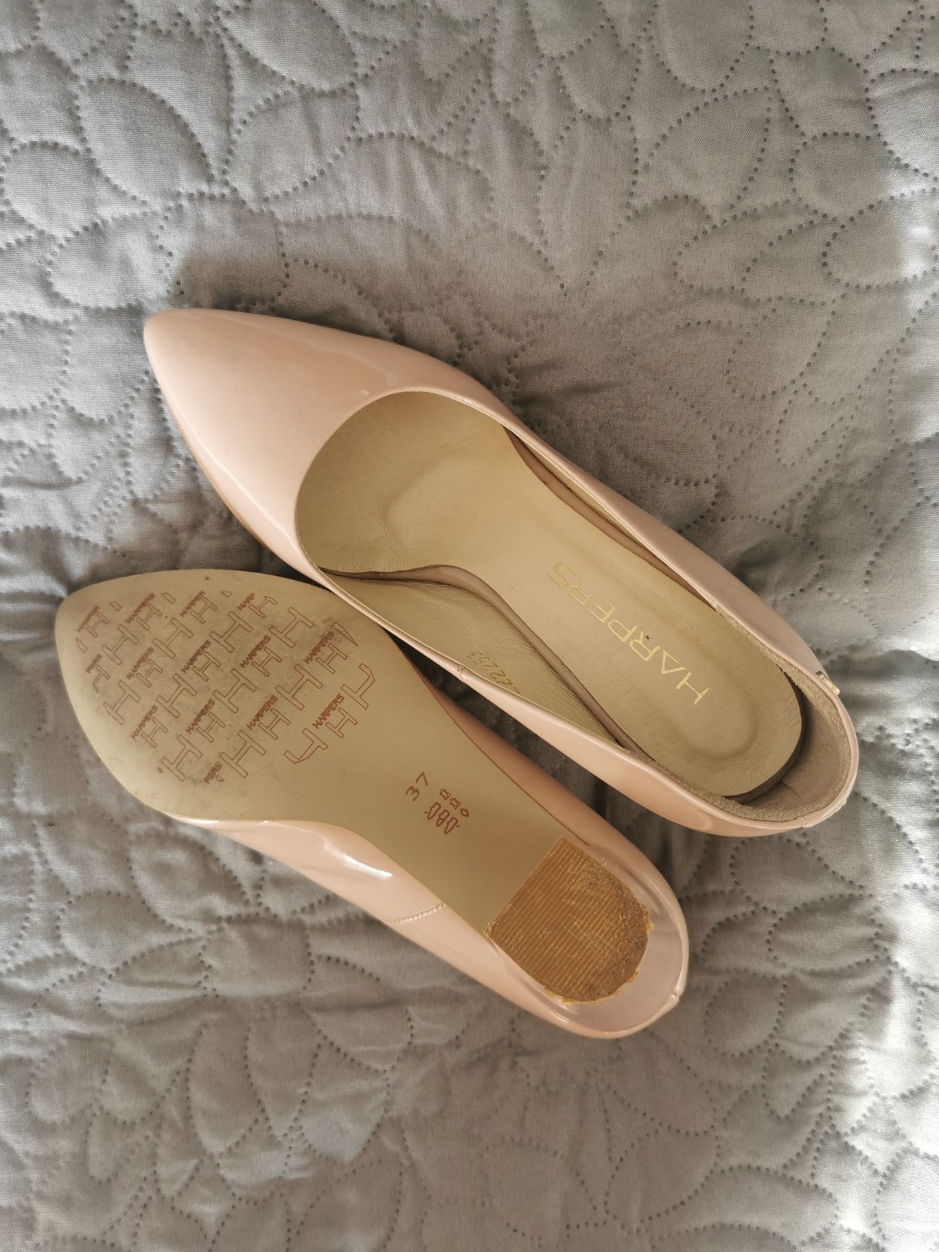 Buty na obcasie r. 37 Harpers, skóra