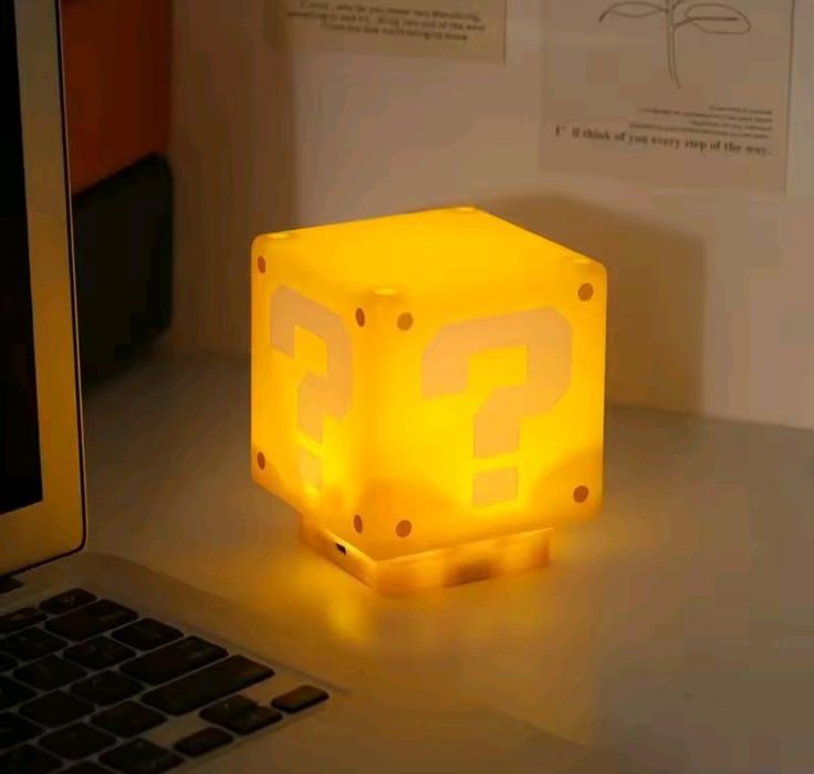 Іграшковий ліхтарик нічник в дитячу кімнату Minecraft Super Mario