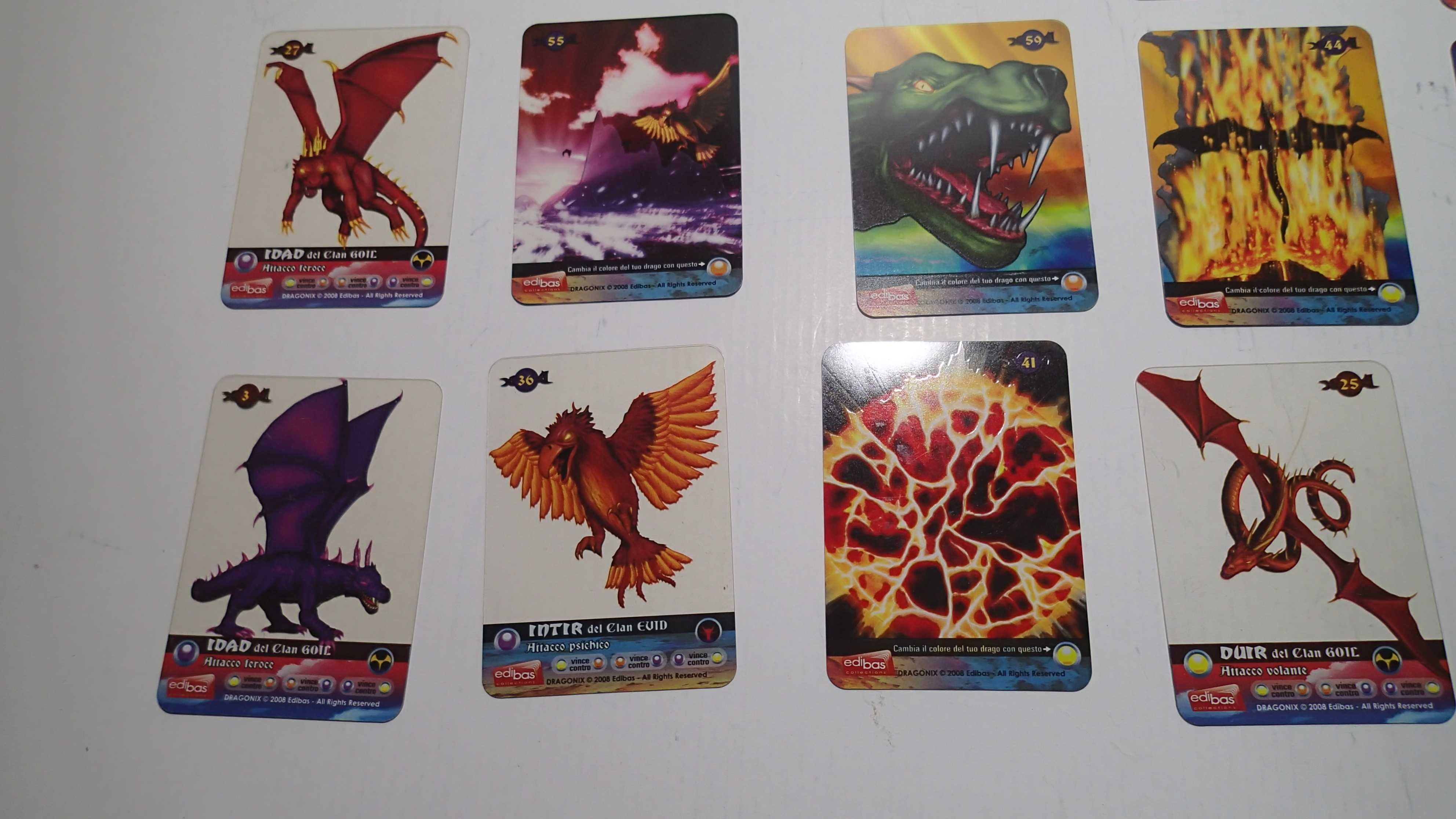 Cartas Dragonix da EDIBAS