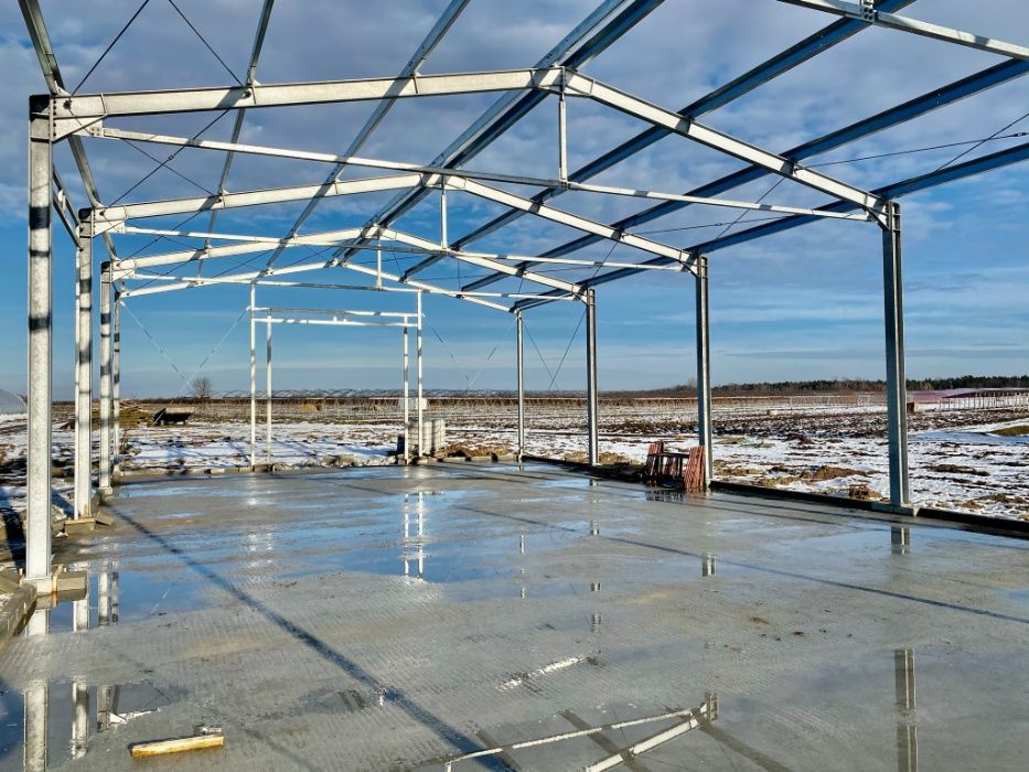 Hala stalowa 12 x 25 x 4m konstrukcja stalowa   Cena netto 89 900 zł