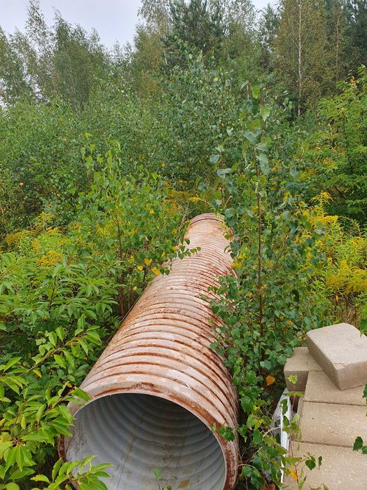 Rura karbowana,  przepust drogowy fi 800