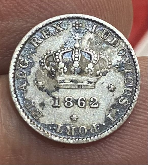 Moeda 50 Reis D LUIS I - 1862