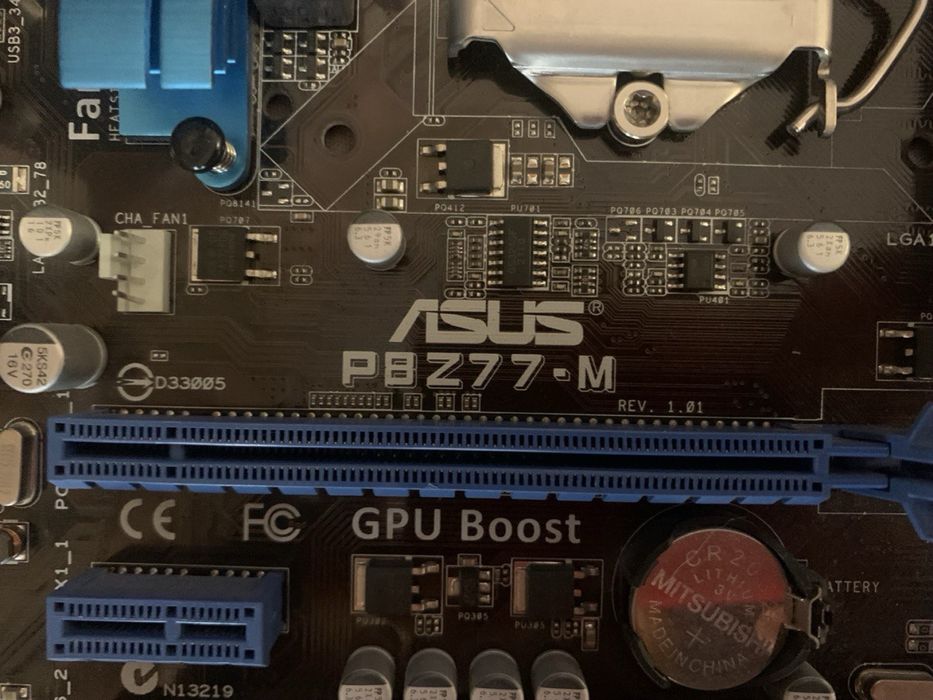 Материнская плата ASUS PB Z 77 M/INTEL CORE i 7 2600k/ОЗУ 16 Гб