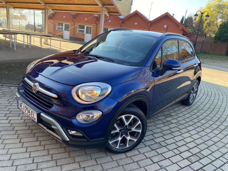 Fiat 500X *Śliczny*Serwisowany*Bezwypadkowy*Skóra*2alusy*Zima