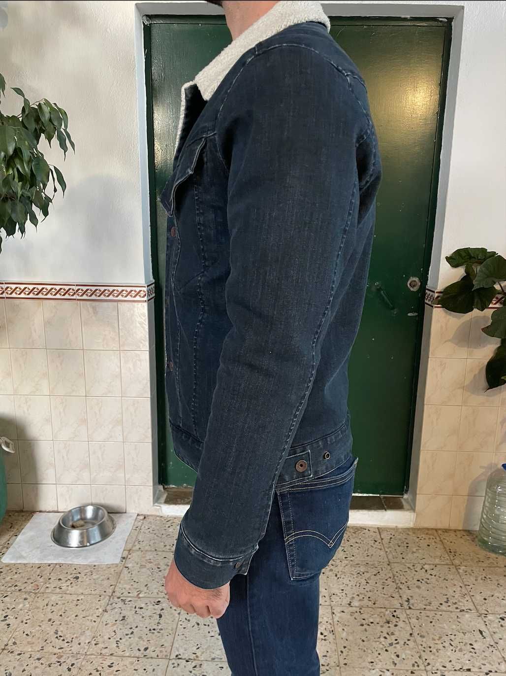 Casaco Blusão VOLCOM | Ganga Escura & Pêlo Ovelha | Estilo e Elegância