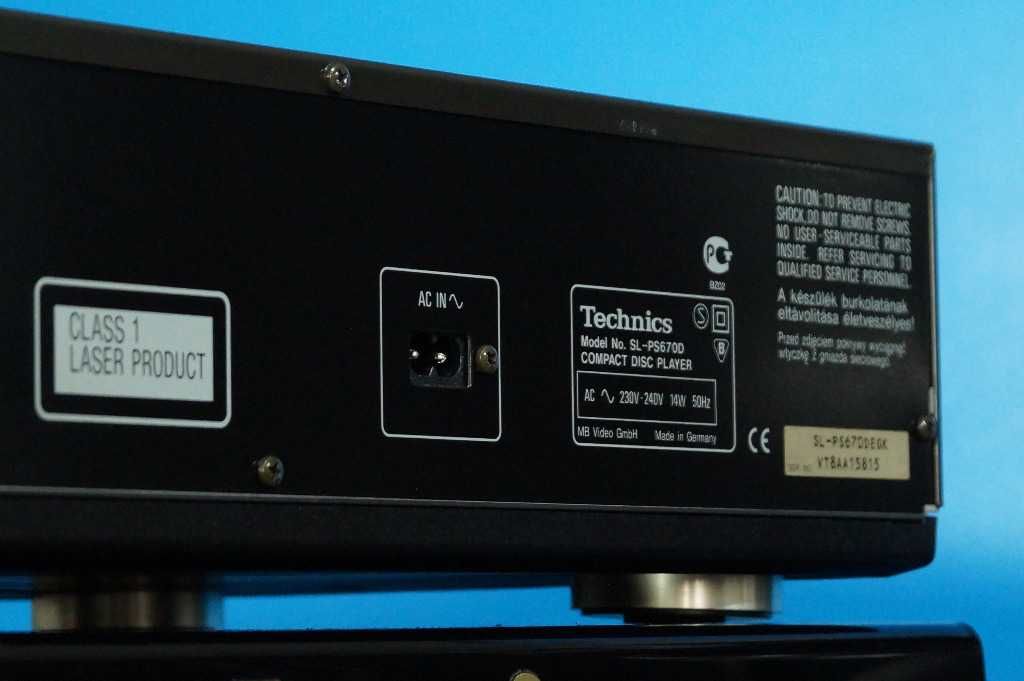 Odtwarzacz płyt cd Technics SL-PS670D z pilotem jak nowy gwarancja