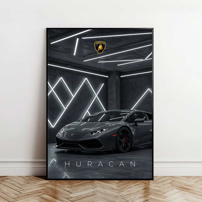 LAMBORGHINI HURACAN Plakat B2 50x70 cm, Motoryzacja, Samochody