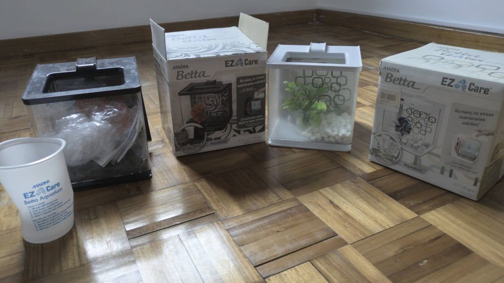 2 Aquários Marina para Betta