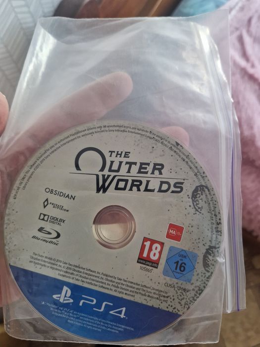 The outer worlds PS4 без поробки