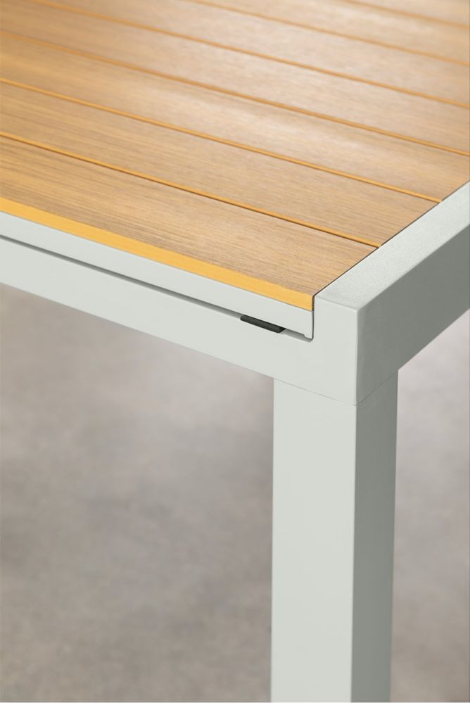 Mesa exterior extensivel