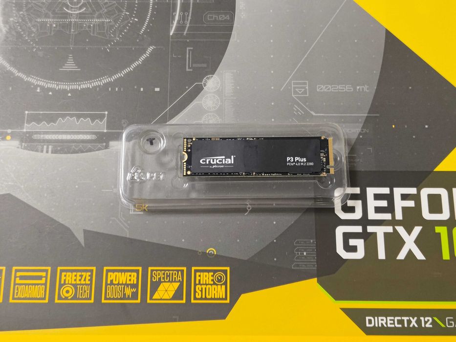 Новий SSD 1TB Crucial P3 Plus m2 NVMe/5000МБ/с/Micron TLC/PCIe 4.0