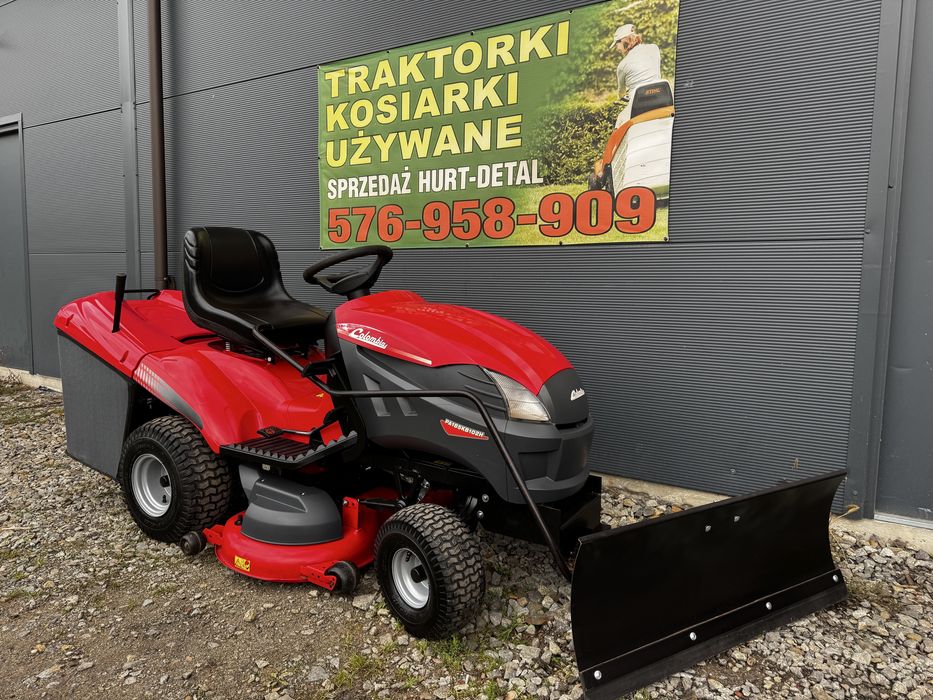 Traktorek kosiarka Colombia KAWASAKI V-ka 18.5 KM Hydro 141 mth + Pług