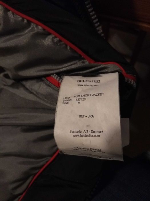 Kurtka zimowa męska r. M wypełnienie puch naturalny