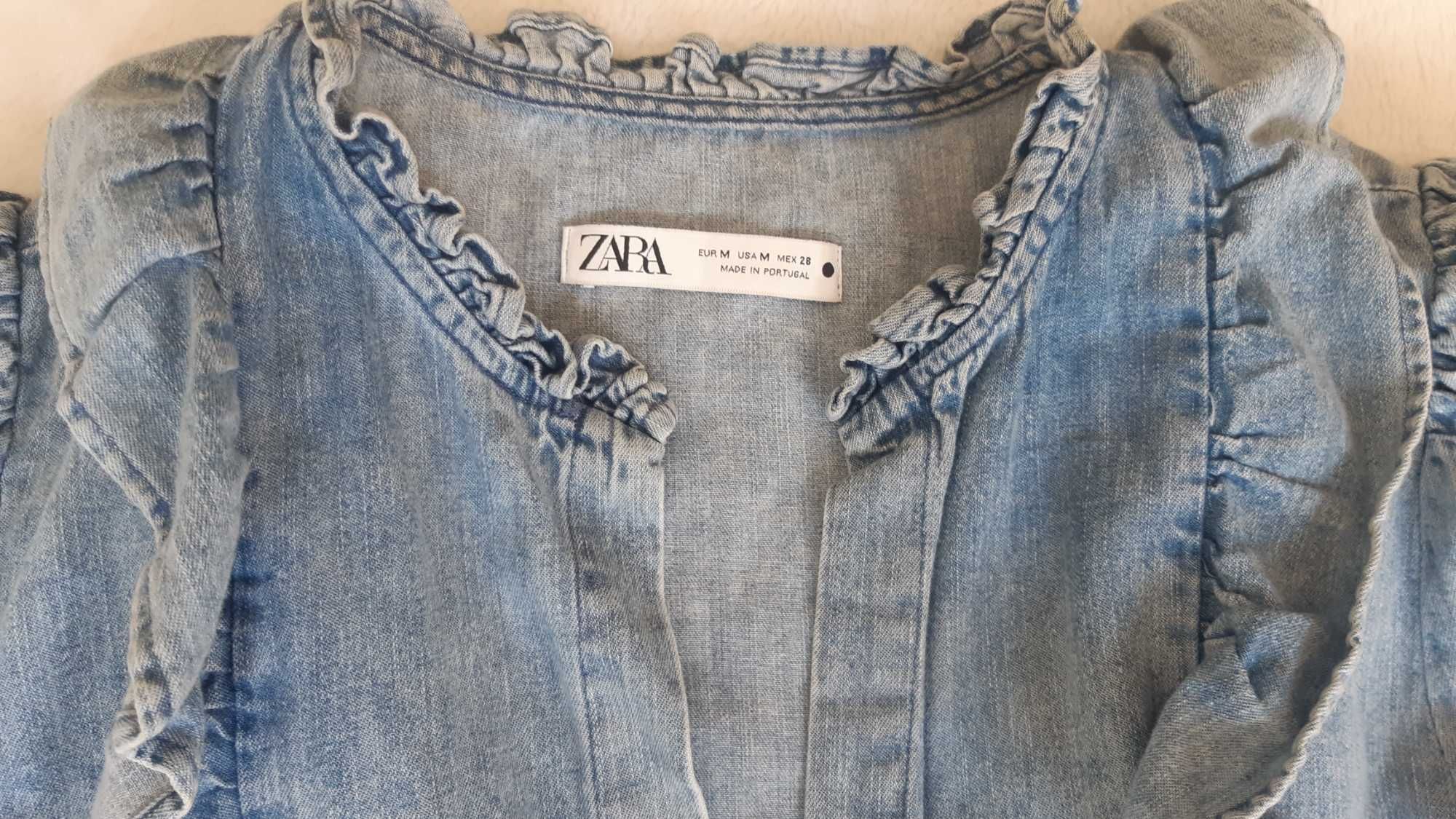 Koszula jeans firmy zara