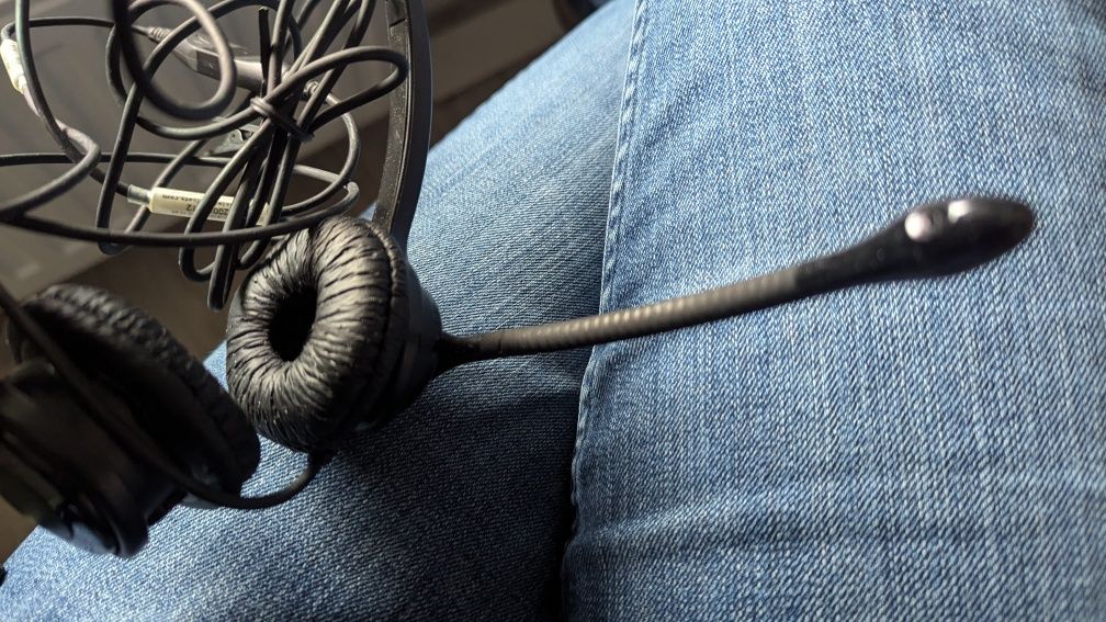 Axtel M2 Duo NC słuchawki z mikrofonem pilot profesjonalny zestaw
