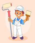 Pintor construção civil