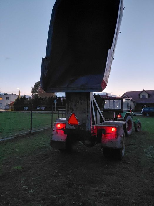 Sprzedam przyczepę budowlaną wysokiego składowania(wywrotka,koleba)
