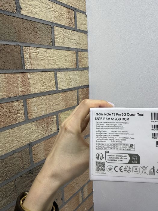 Redmi note 13 pro 5g 12/512Gb. (Ocean teal)