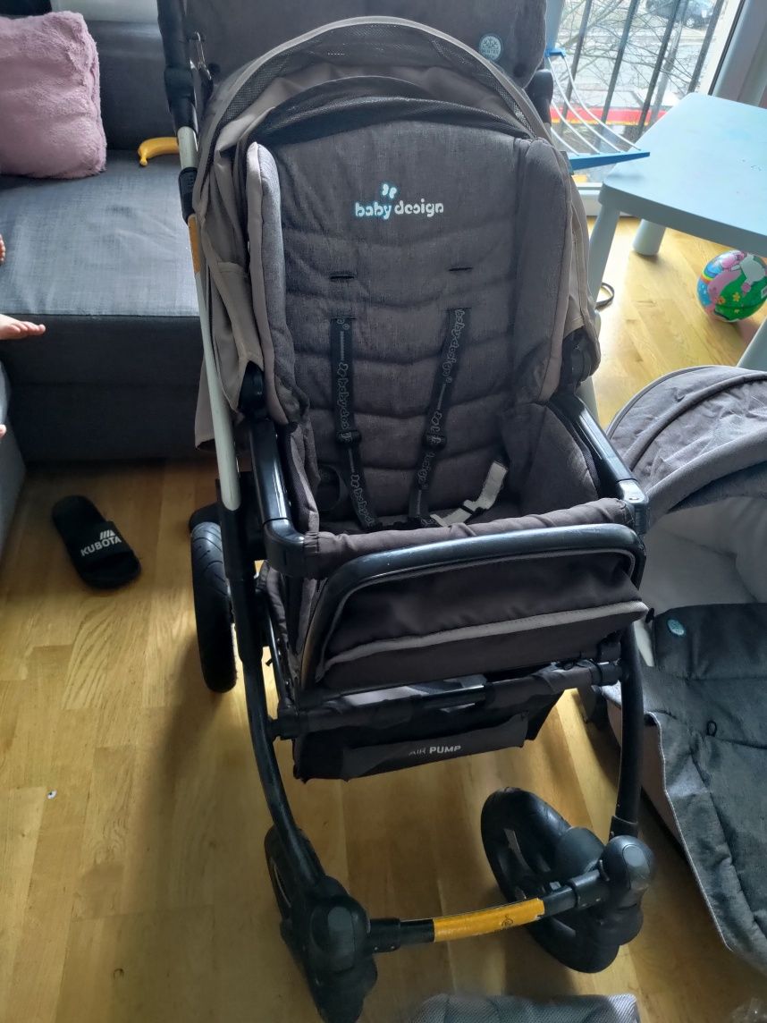 Wózek dziecięcy BabyDesign 2 w 1 model Husky