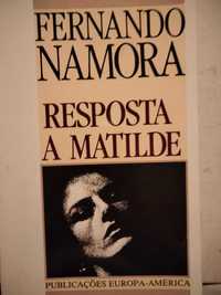 Livro Resposta a Matilde, Fernando Namora