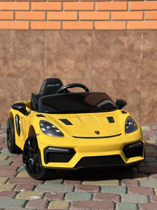 Дитячий електромобіль PORSCHE 718 Spyder RS Електрокар Авто для дитини