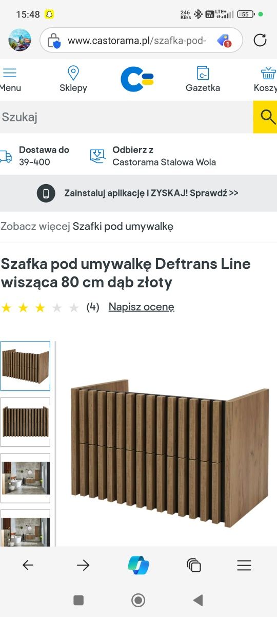 Szafka łazienkowa NOWA